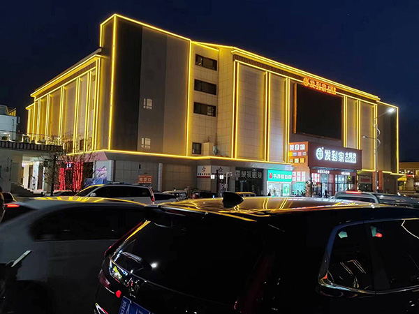 巴青楼体亮化 巴青楼体亮化