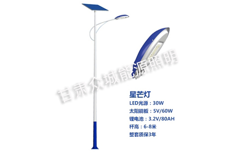 巴青太阳能路灯核心技术参数解读